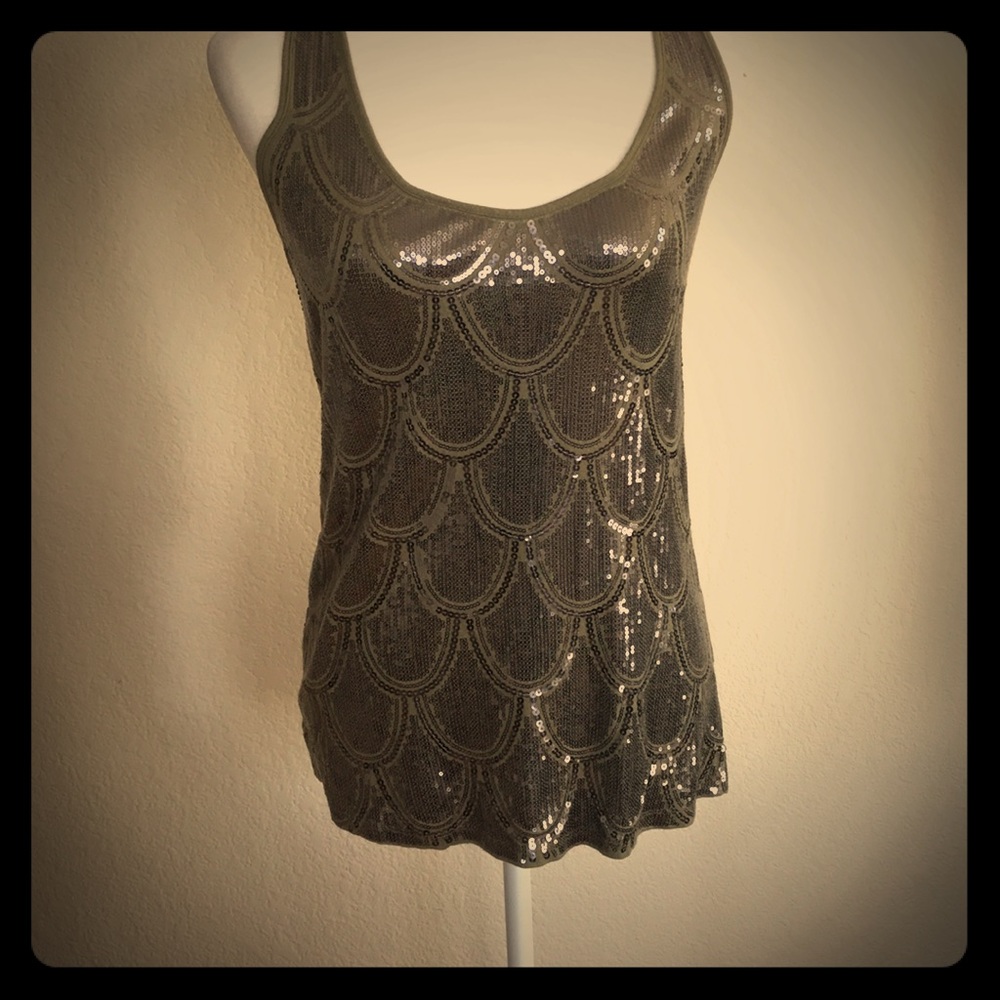 Charlotte Russe sparkly tank top